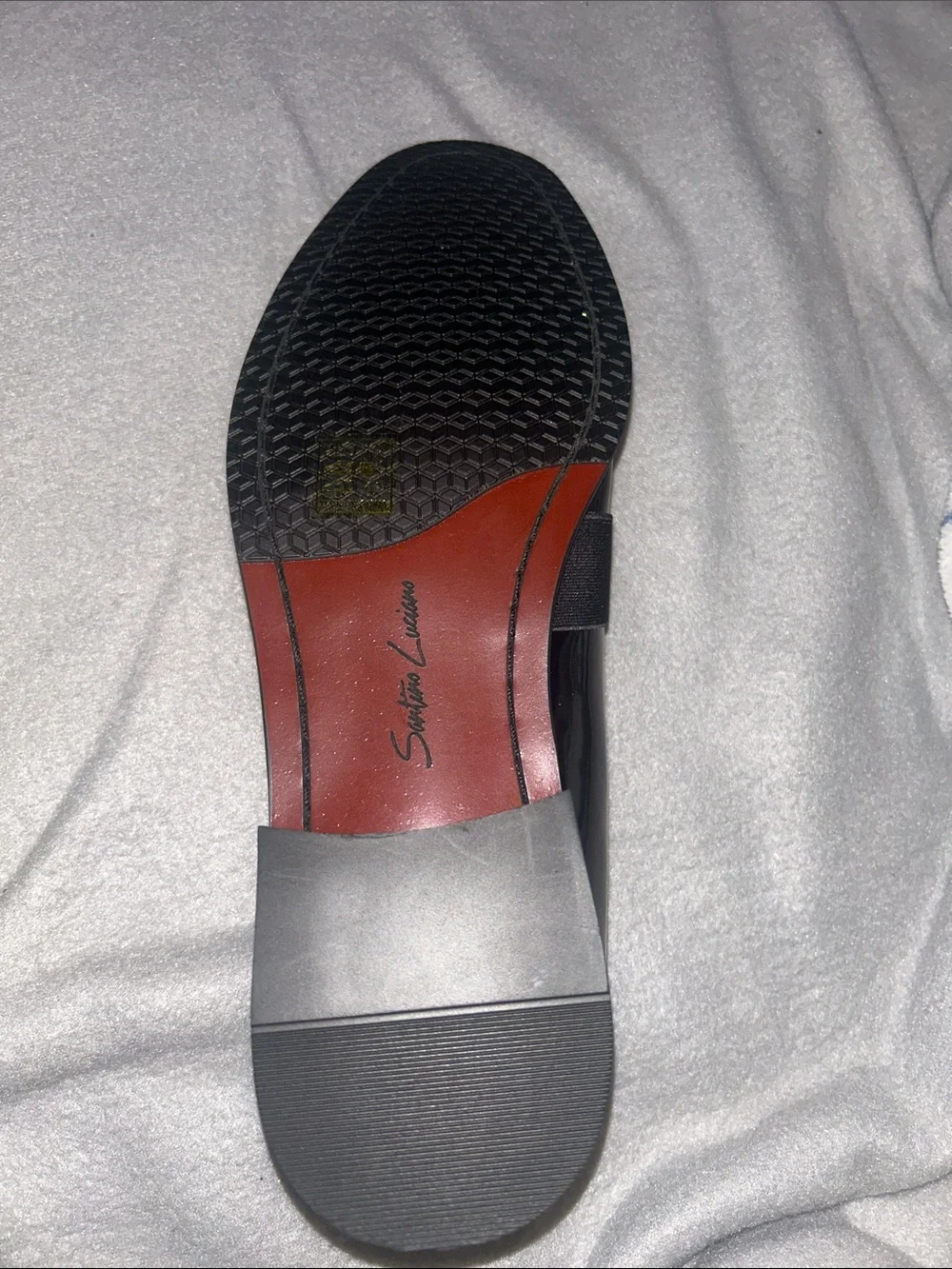 Black Patent Slip-On Loafers